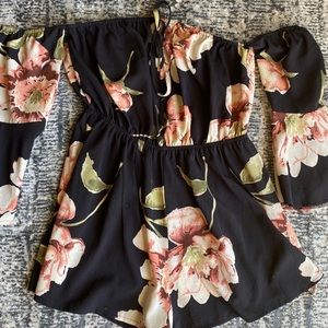 Off the shoulder romper